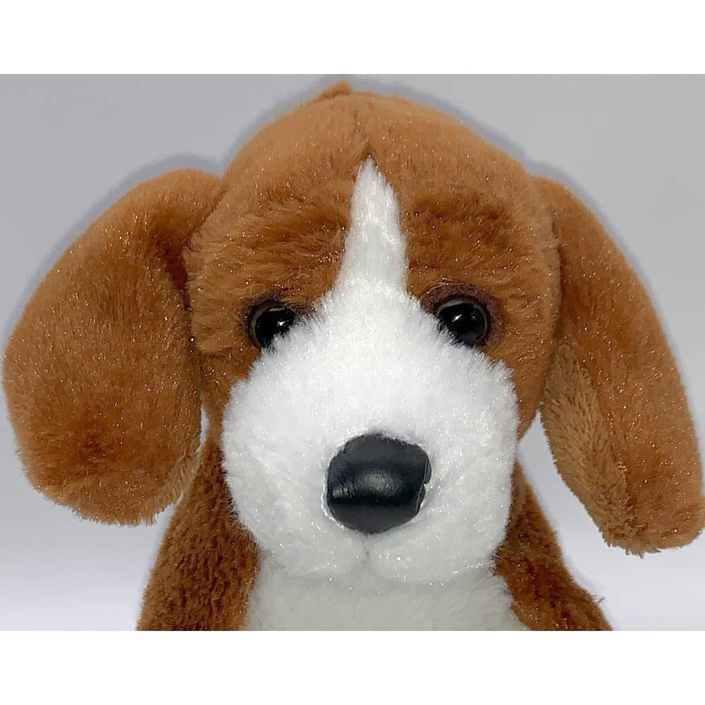 Retired Ganz Webkinz Beagle Dog Plush Stuffed Animal Brown White No Code Toy